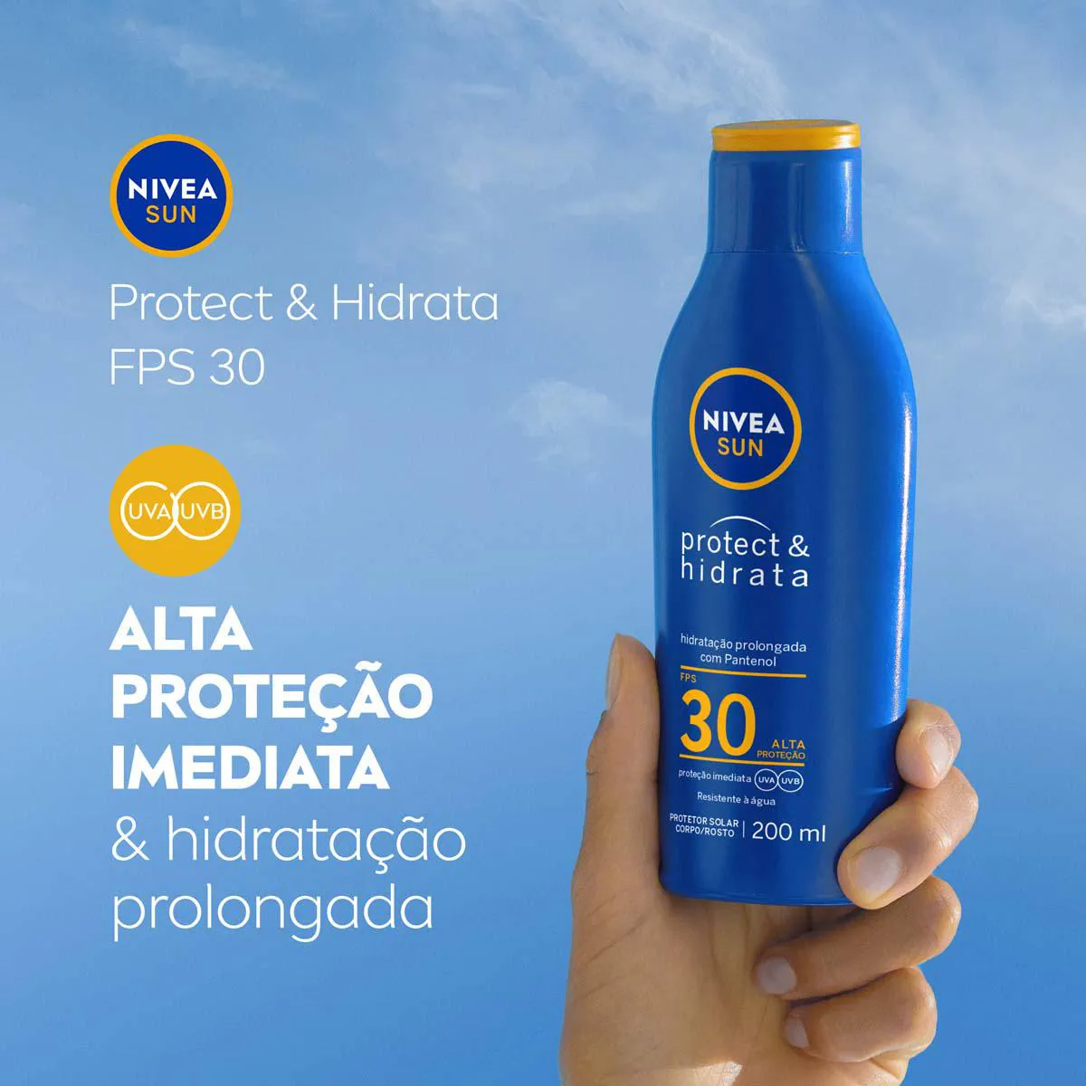 Kit Protetor Solar Corporal Nivea Sun Protect & Hidrata FPS 30 com 200ml + 100ml