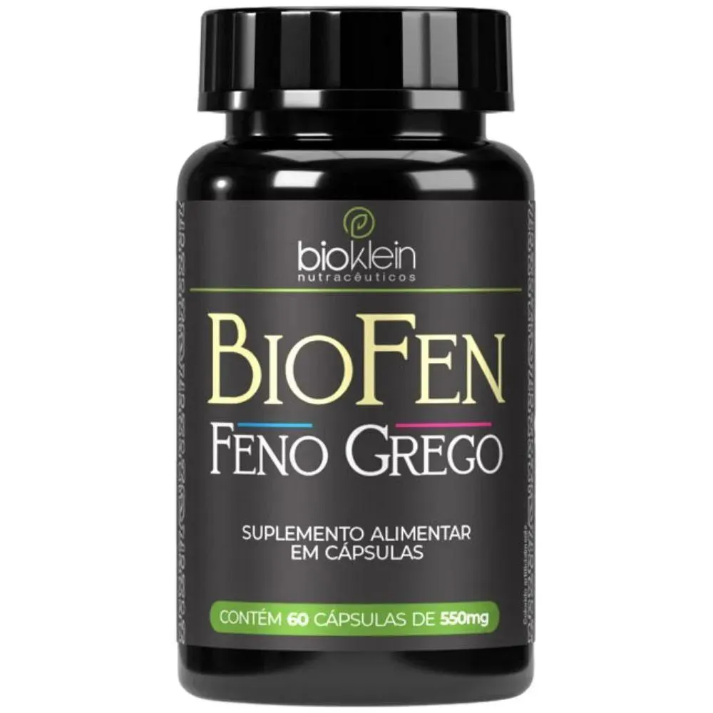 Bio Fen Feno Grego (Com Extrato da Semente de Feno Grego) 550Mg 60 Cáps. Bioklein