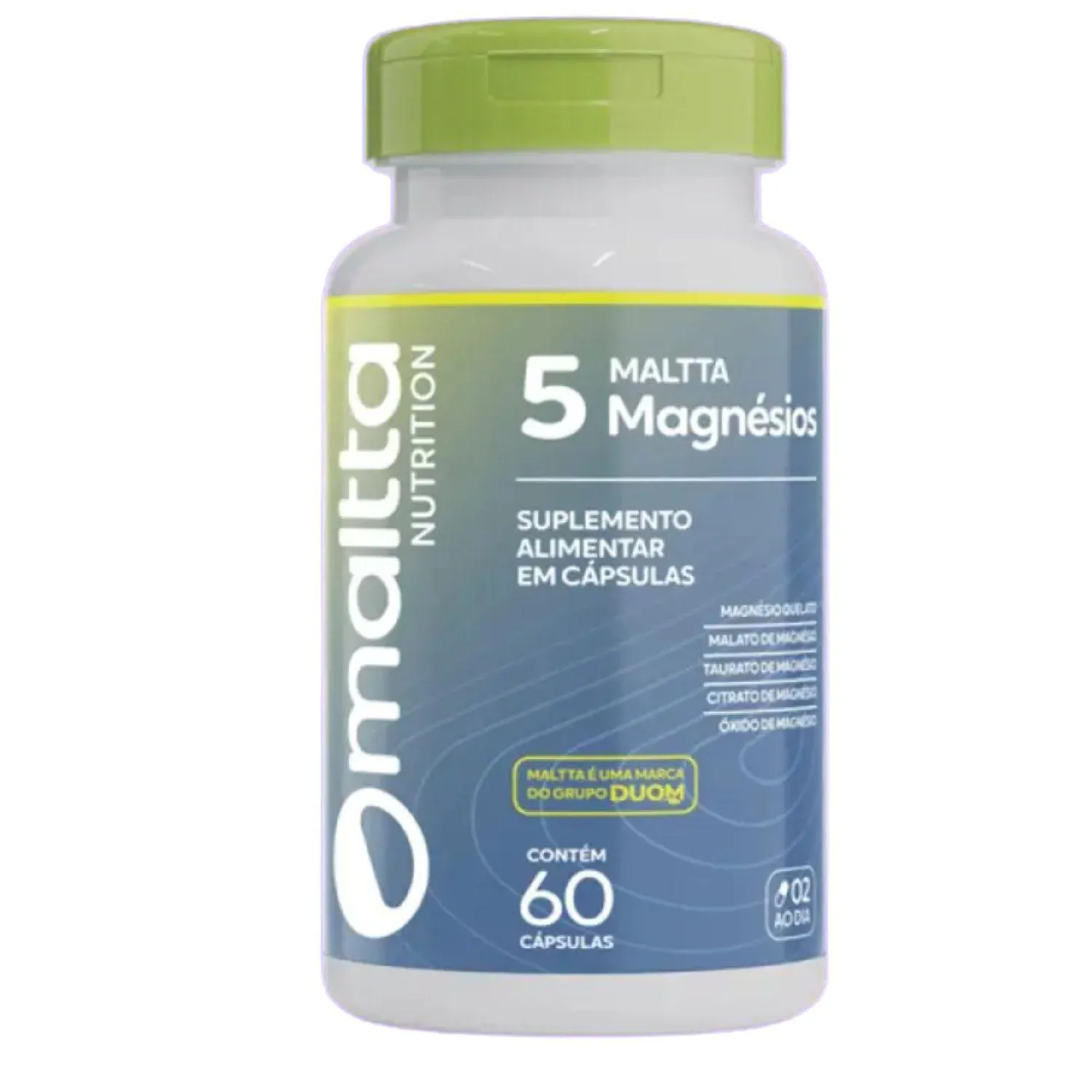Suplemento Alimentar Magnésio 5 Tipos com 60 Cápsulas – Maltta Nutrition