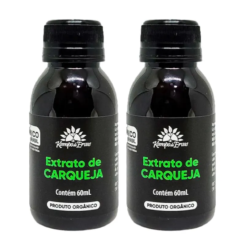 Kit 2X: Extrato de Carqueja Orgânico Kampo de Ervas 60Ml
