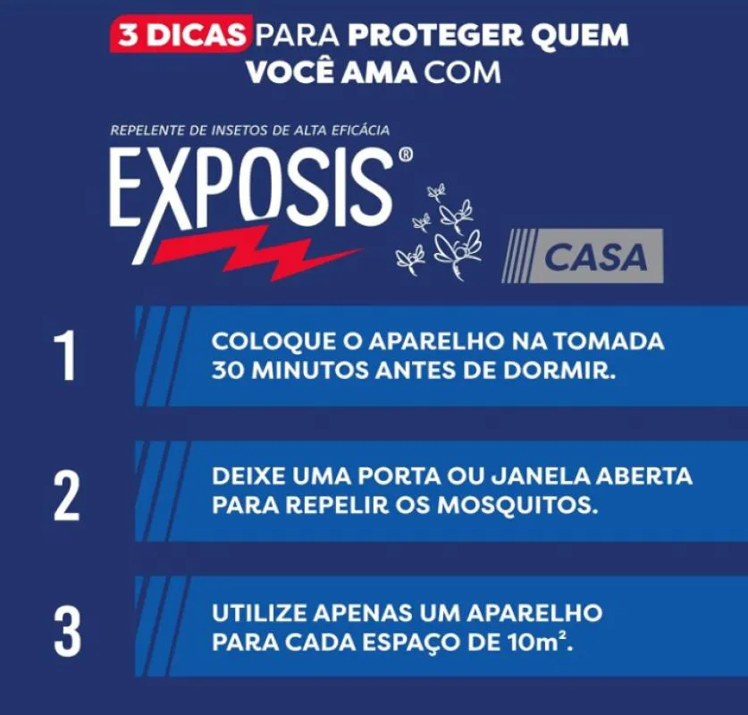Exposis Casa Repelente de Insetos para Ambientes