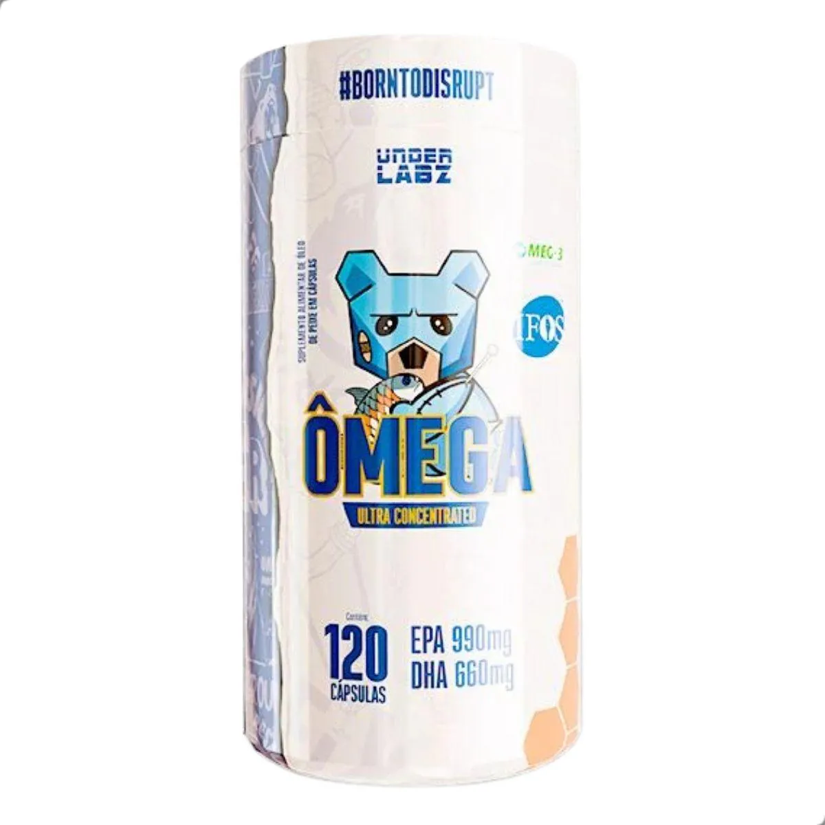 Ômega 3 Ultra Concentrated Ifos Epa Dha 120 Capsulas Under Labz Natural