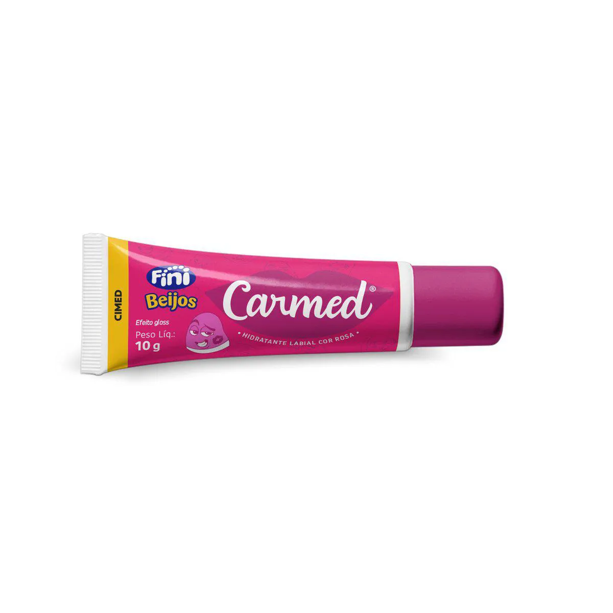 Hidratante Labial Carmed Fini Beijos com Cor Efeito Gloss 10g