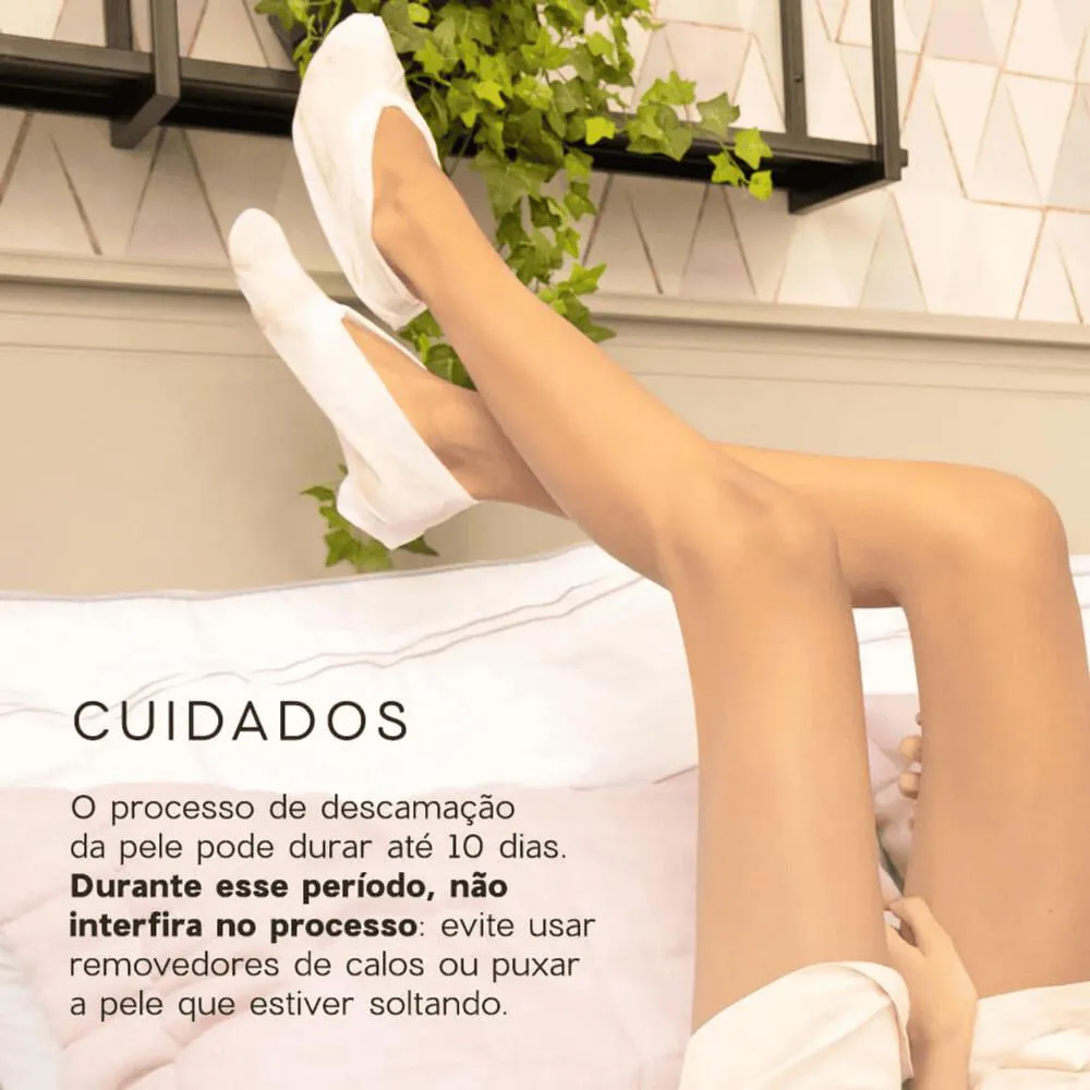 Oceane Foot Peeling Máscara Esfoliante para Pés