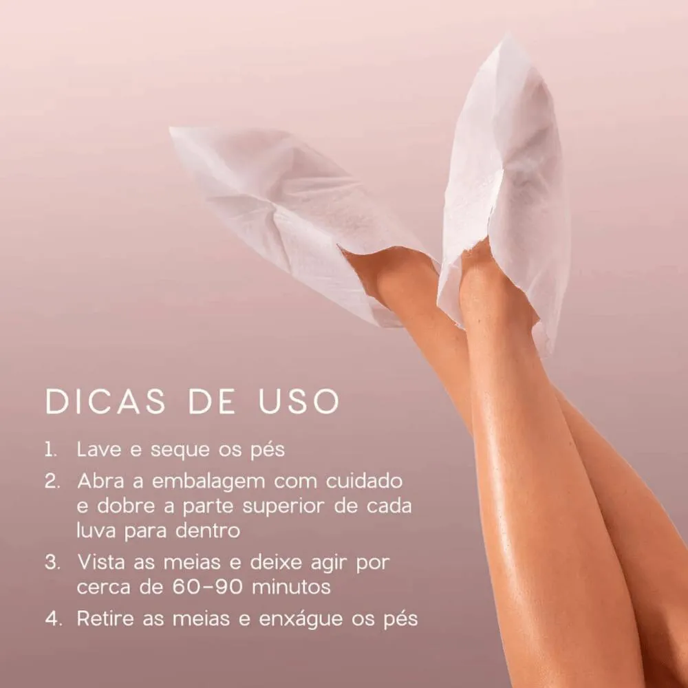 Oceane Foot Peeling Máscara Esfoliante para Pés