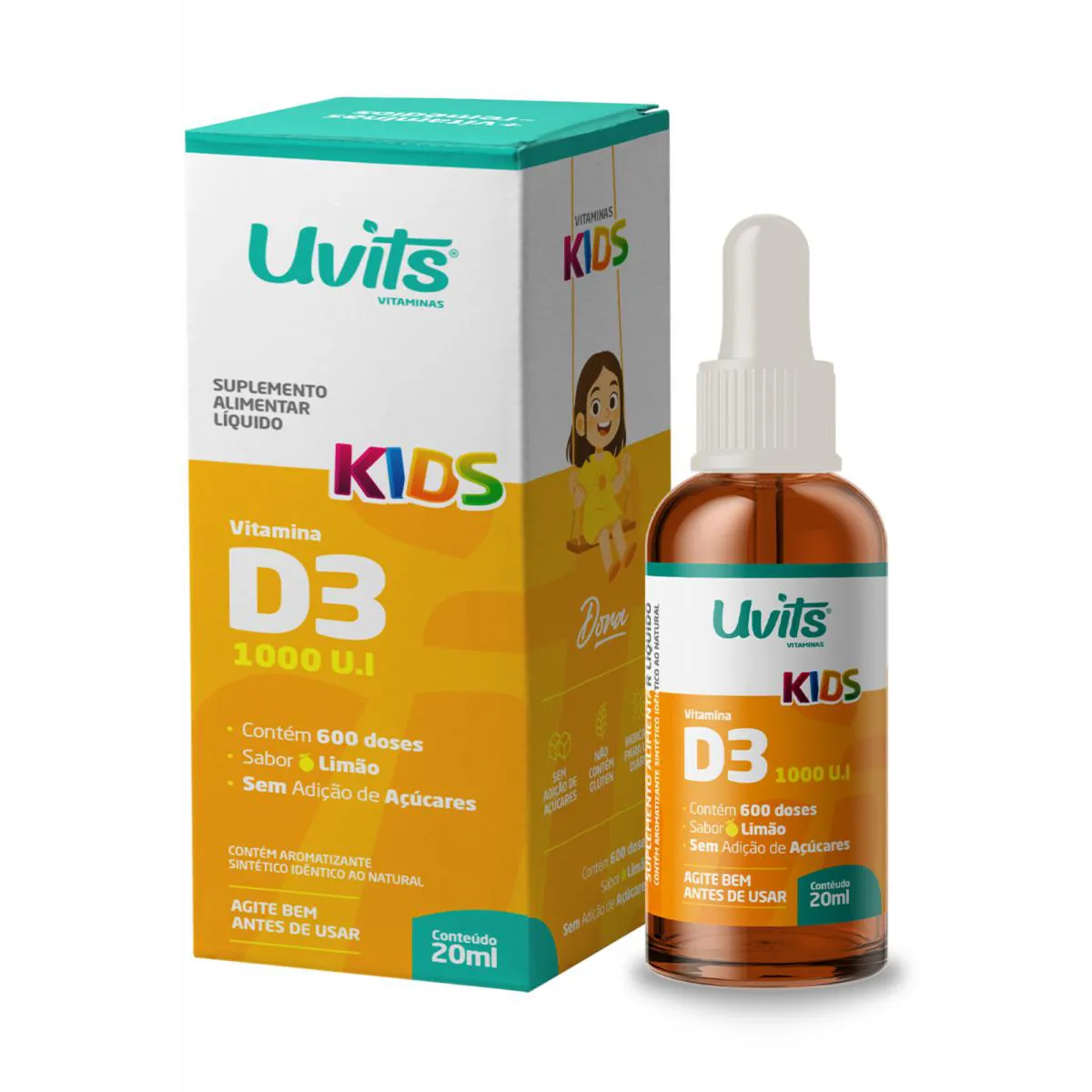 Vitamina D3 Kids Liquida Uvits 20Ml
