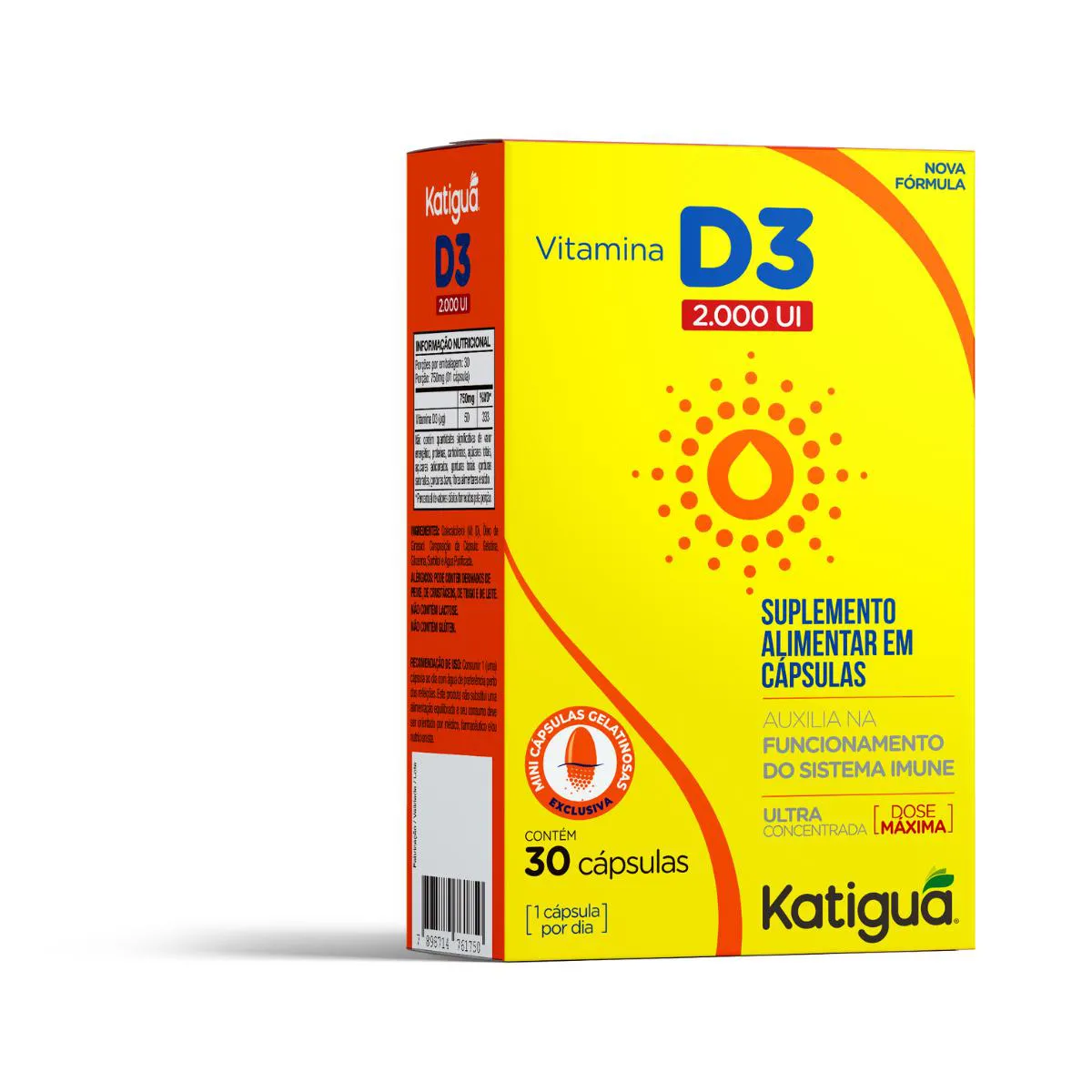 Vitamina D 2.000Ui 30Caps Katigua