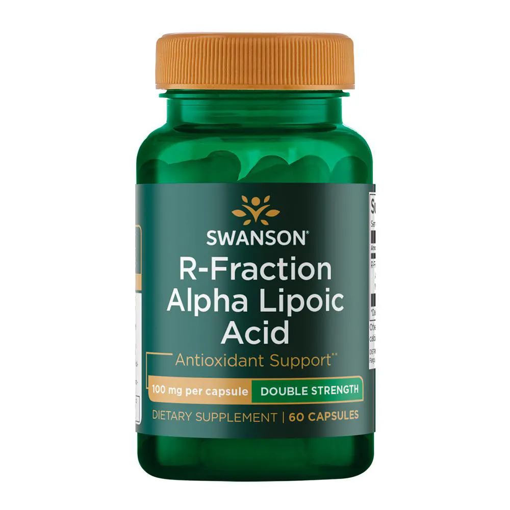 Ácido Alfa Lipóico Swanson 100Mg 60 Cápsulas Suplemento