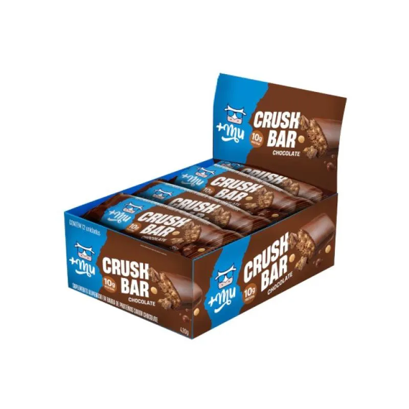Crush Bar Display 420G (12 Unid 35G) - Sabor: Chocolate