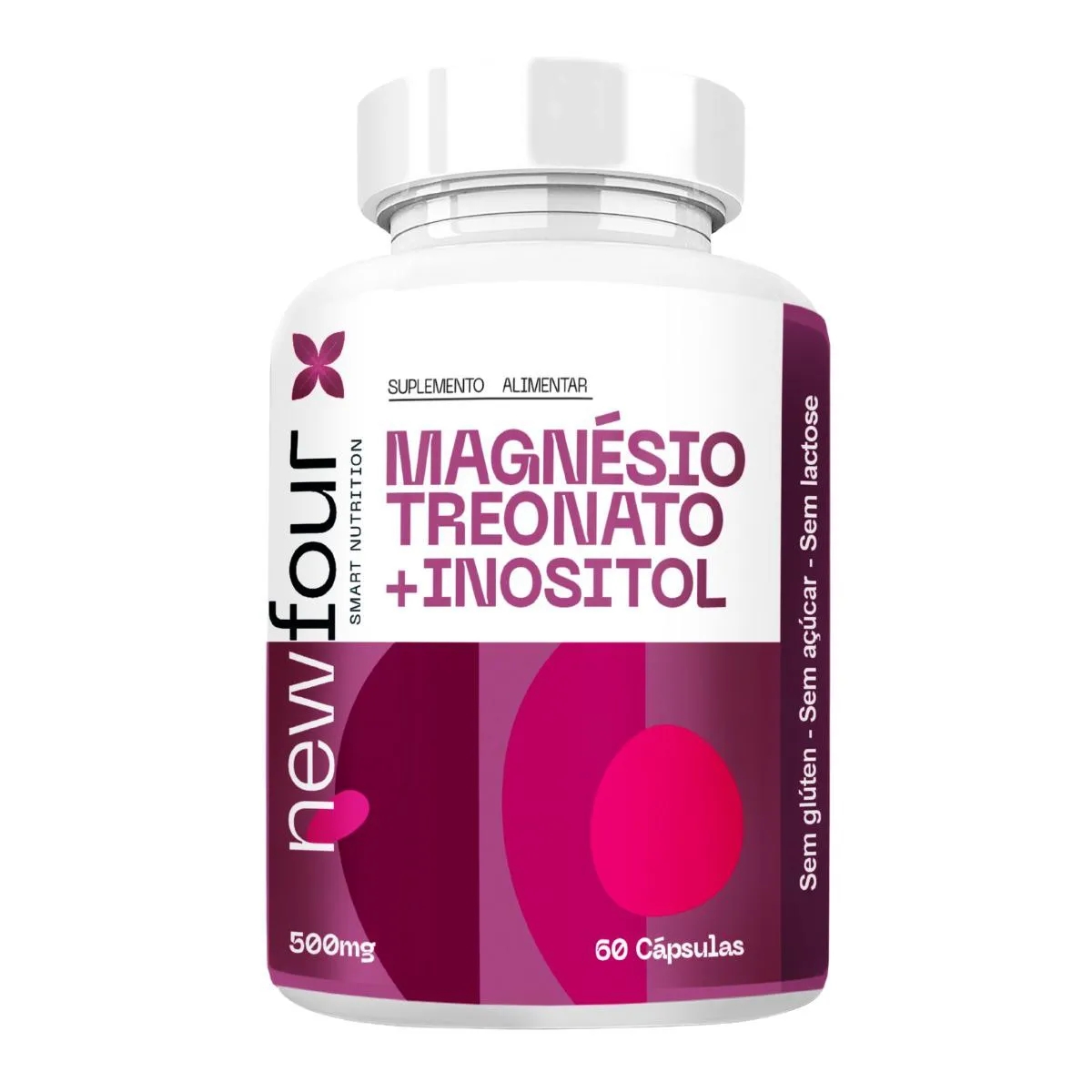 Magnésio Treonato + Inositol 60 Capsulas