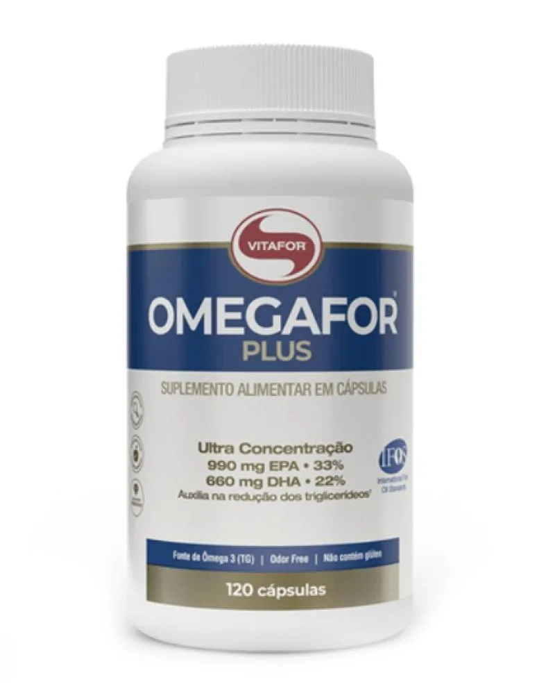 Omegafor Plus Suplemento Alimentar Vitafor 120Cps