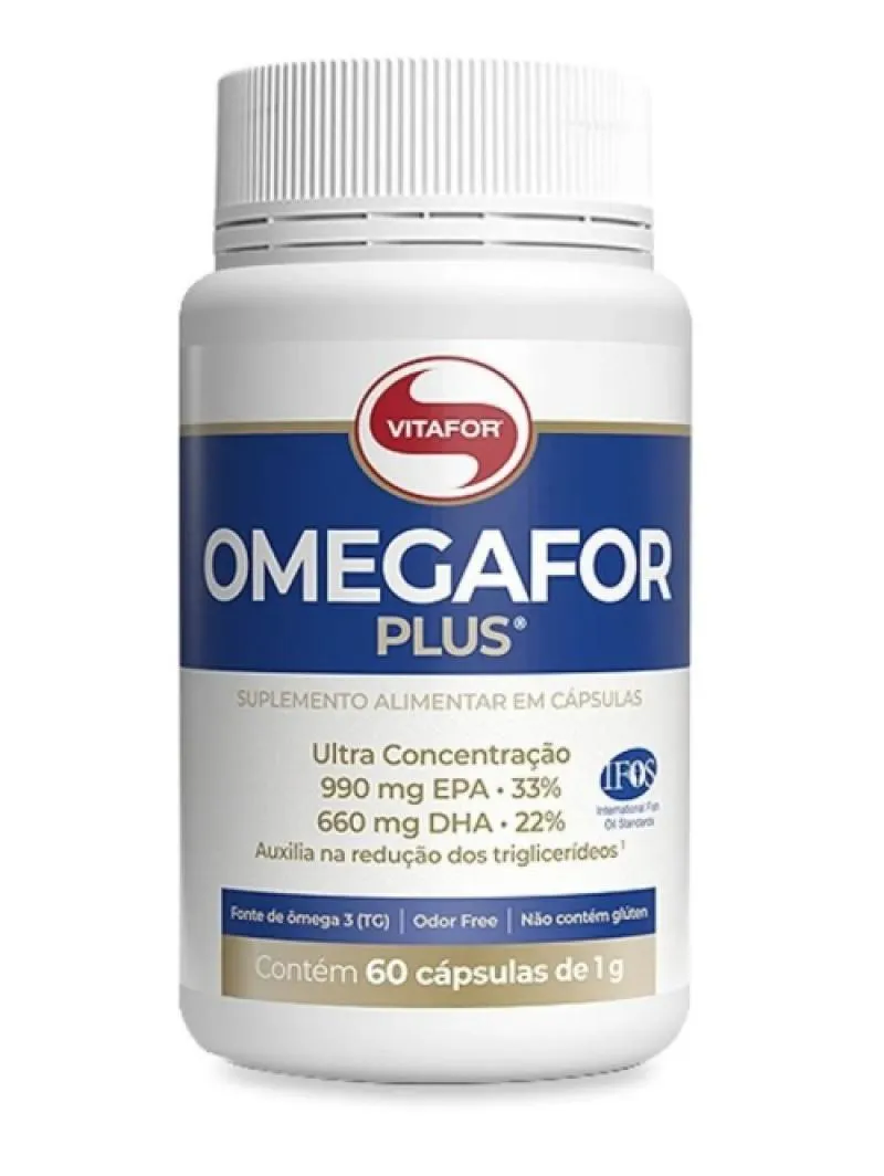 Omegafor Plus Suplemento Alimentar Vitafor 60Cps