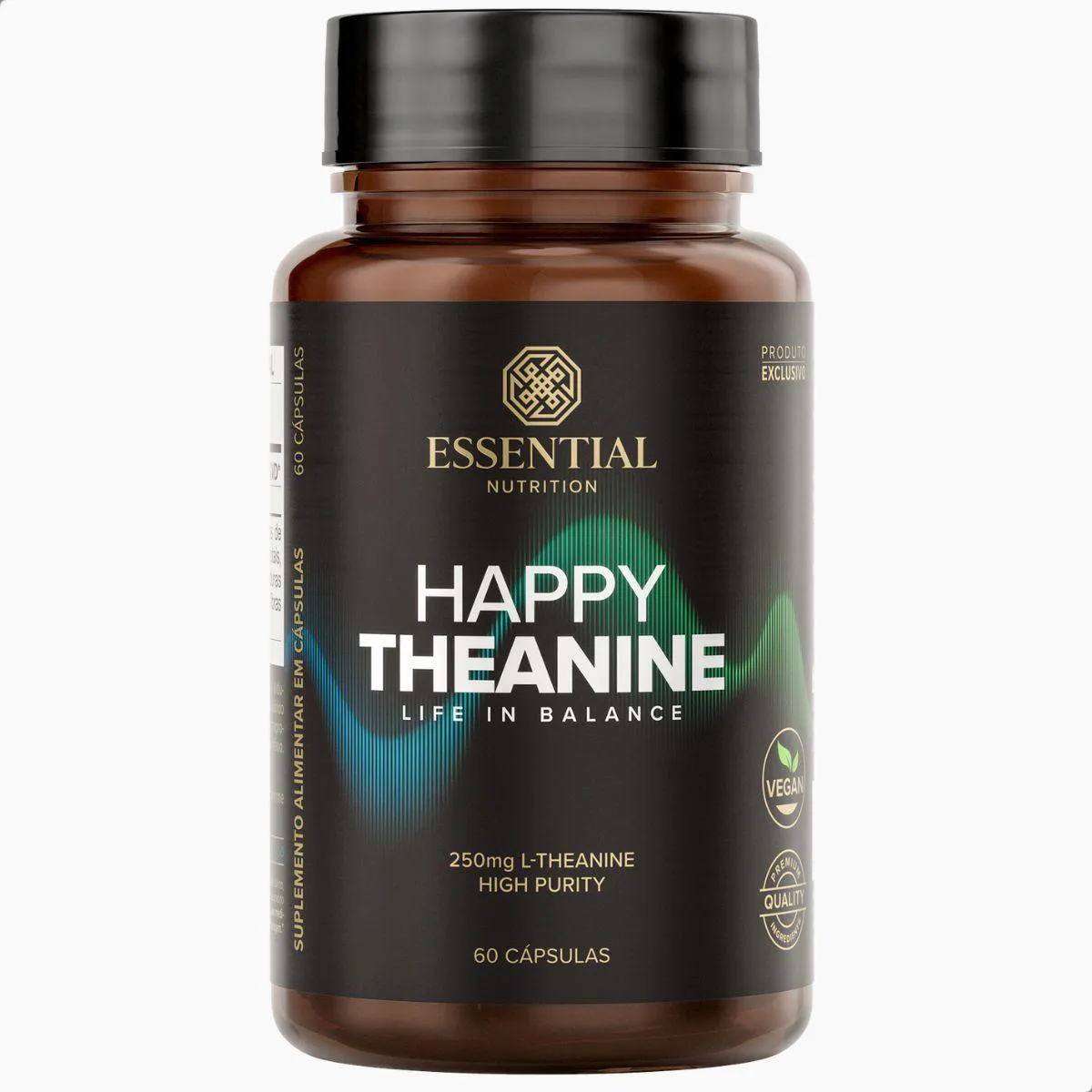 Happy Theanine Life In Balance 250Mg 60 Capsulas Essential Natural
