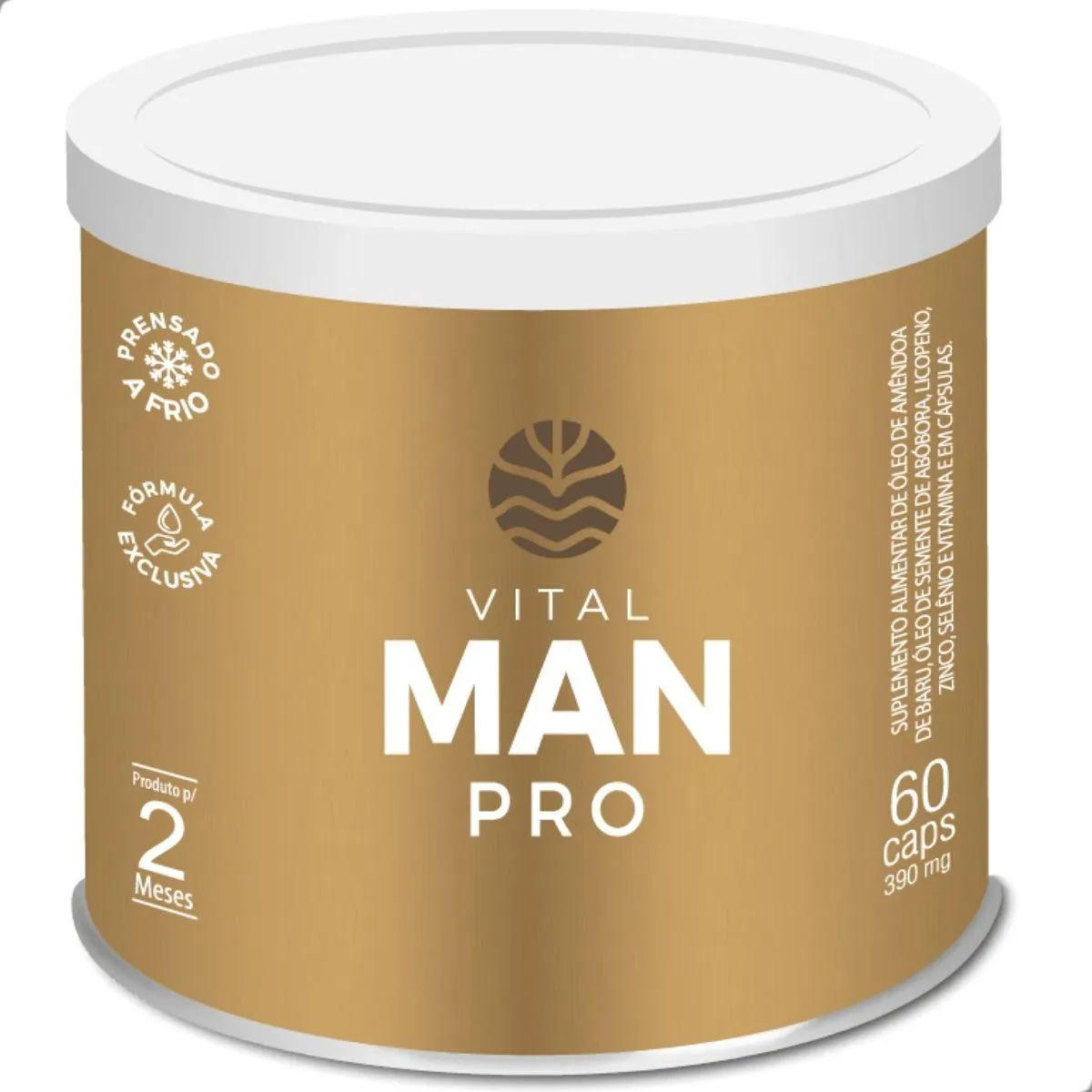 Suplemento Alimentar Man Pro 1000Mg 60 Capsulas Vital Atman Natural