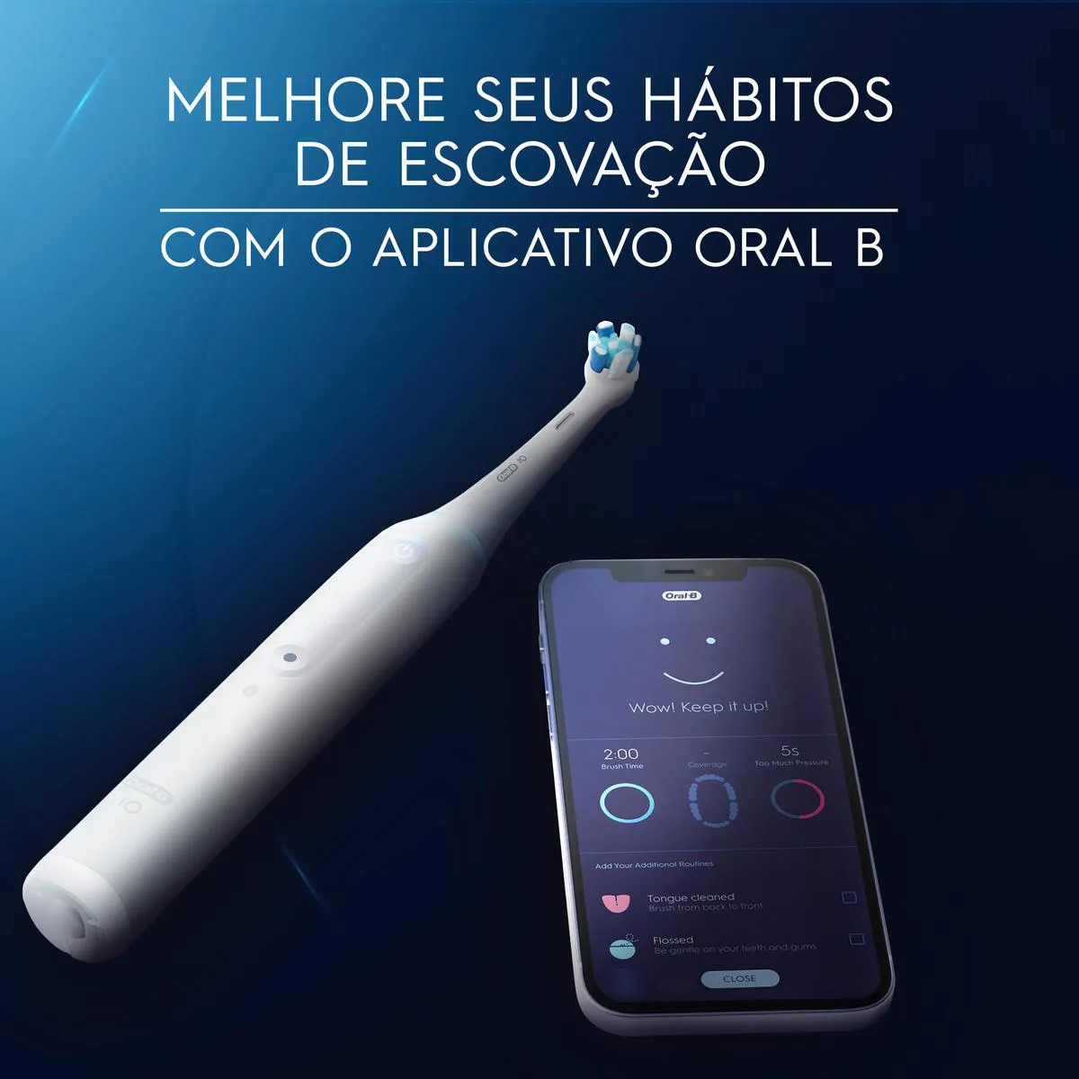 Escova de Dente Elétrica Oral B IO Series 4 1 Cabo + 2 Refis