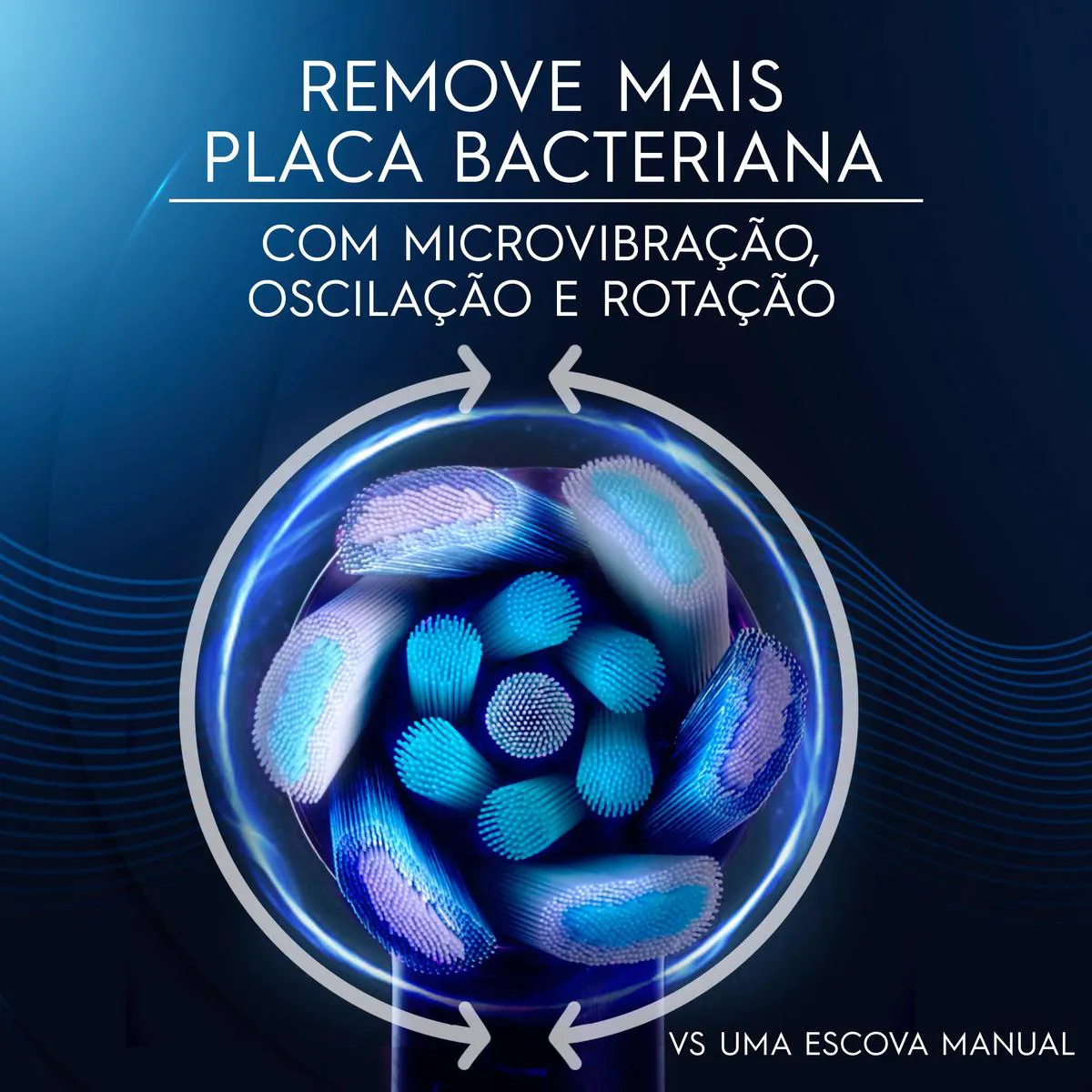 Escova de Dente Elétrica Oral-B iO Series 6 1 Cabo + 4 Refis
