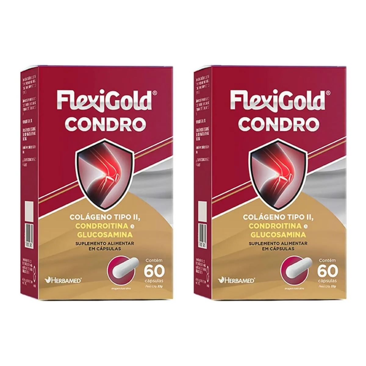 Kit C2 Flexigold Condro C60 Herbamed – Saúde Articulações