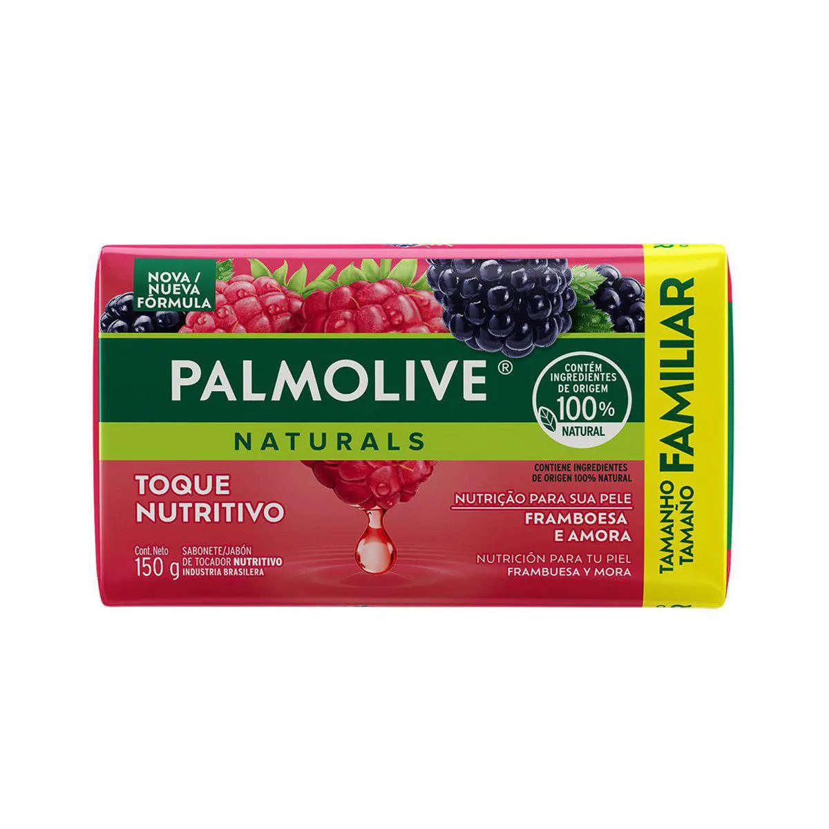 Sabonete em Barra Palmolive Naturals Toque Radiante Framboesa e Amora 150g