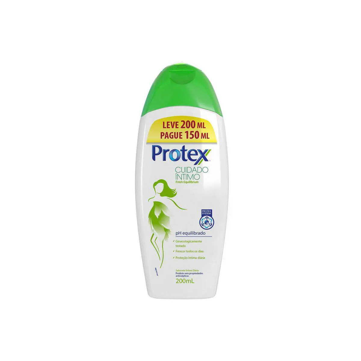 Sabonete Líquido Íntimo Protex Cuidado Íntimo Fresh Equilibrium 200ml