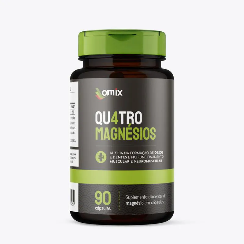 Quatro Magnésios Omix 90Cáps