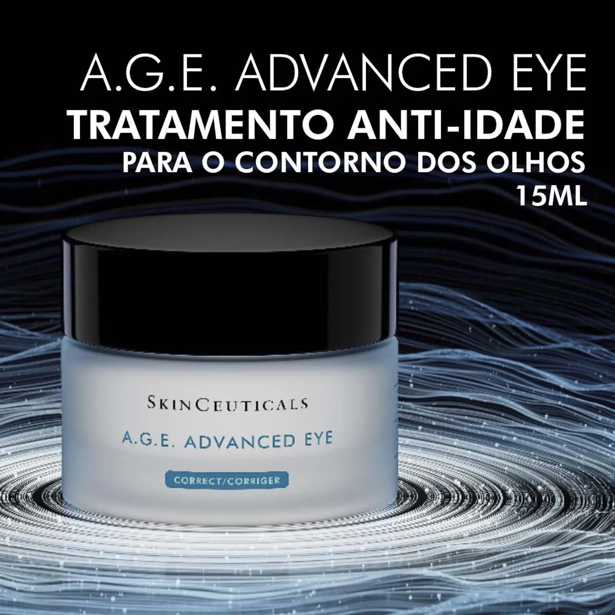 Creme Corretor para Área dos Olhos SkinCeuticals A.G.E. Advanced Eye Tratamento Antirruga para Contorno dos Olhos 15ml