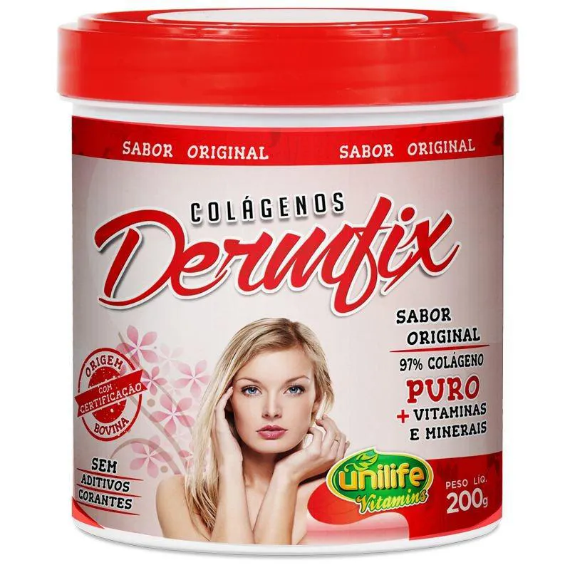 Colágeno Hidrolisado Dermfix 200G em Pó Unilife