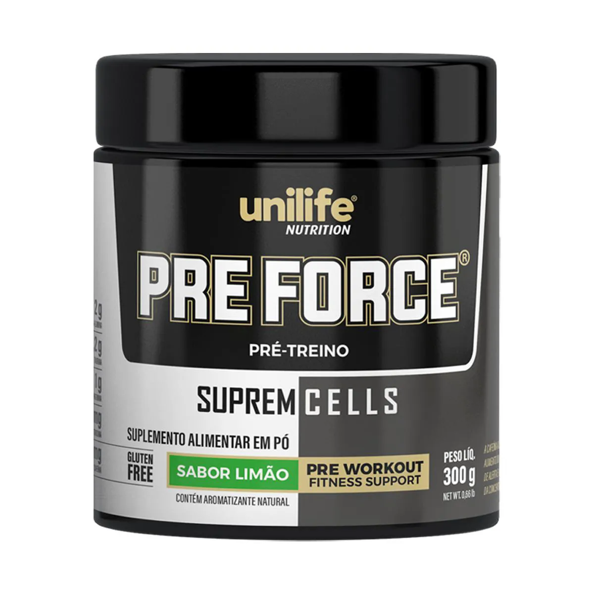 Pre Force Limão 300G Unilife