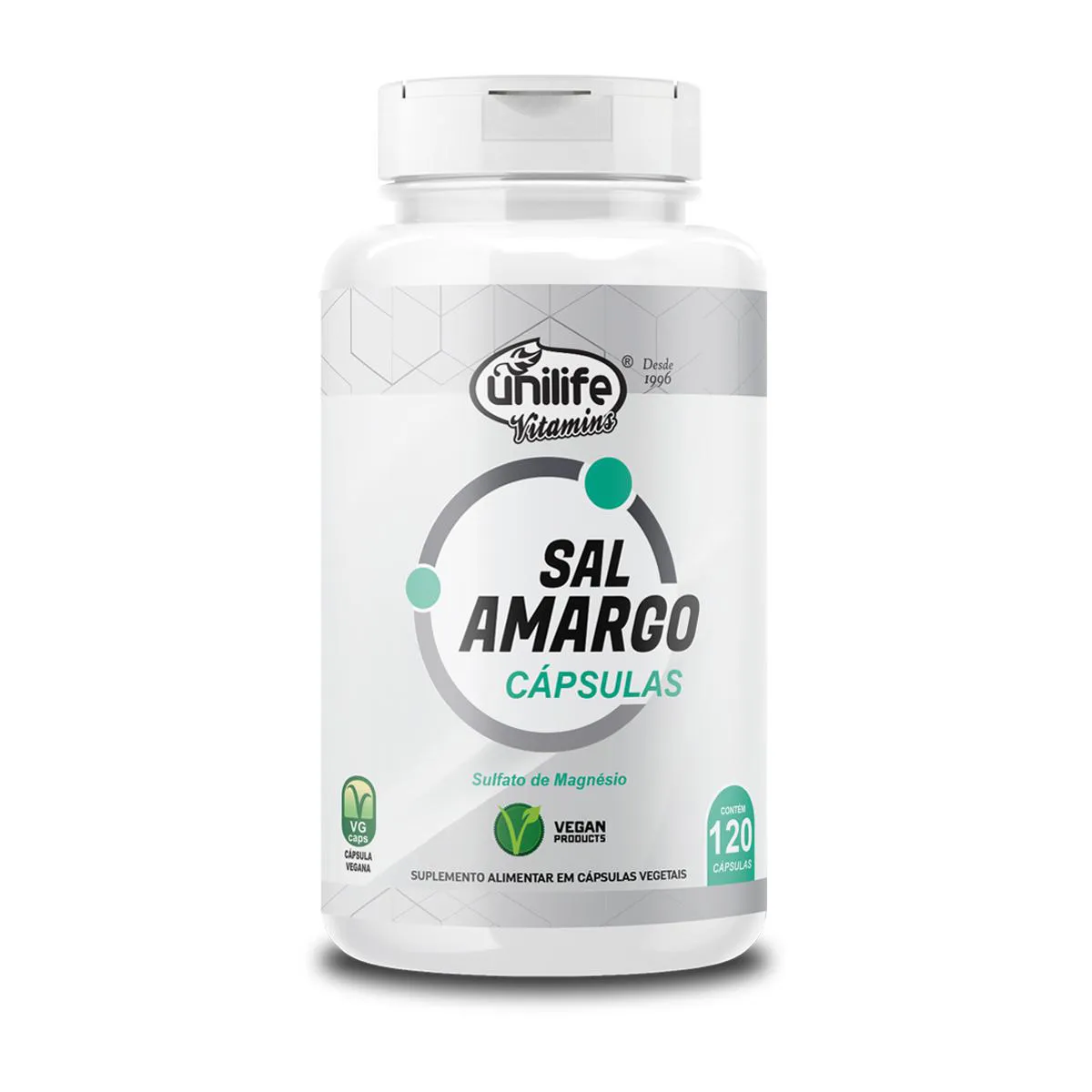 Sal Amargo Unilife 120 Cápsulas 850Mg