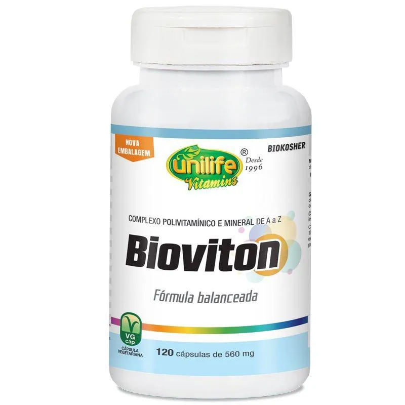 Bioviton Multivitamínico 120 Cápsulas Unilife