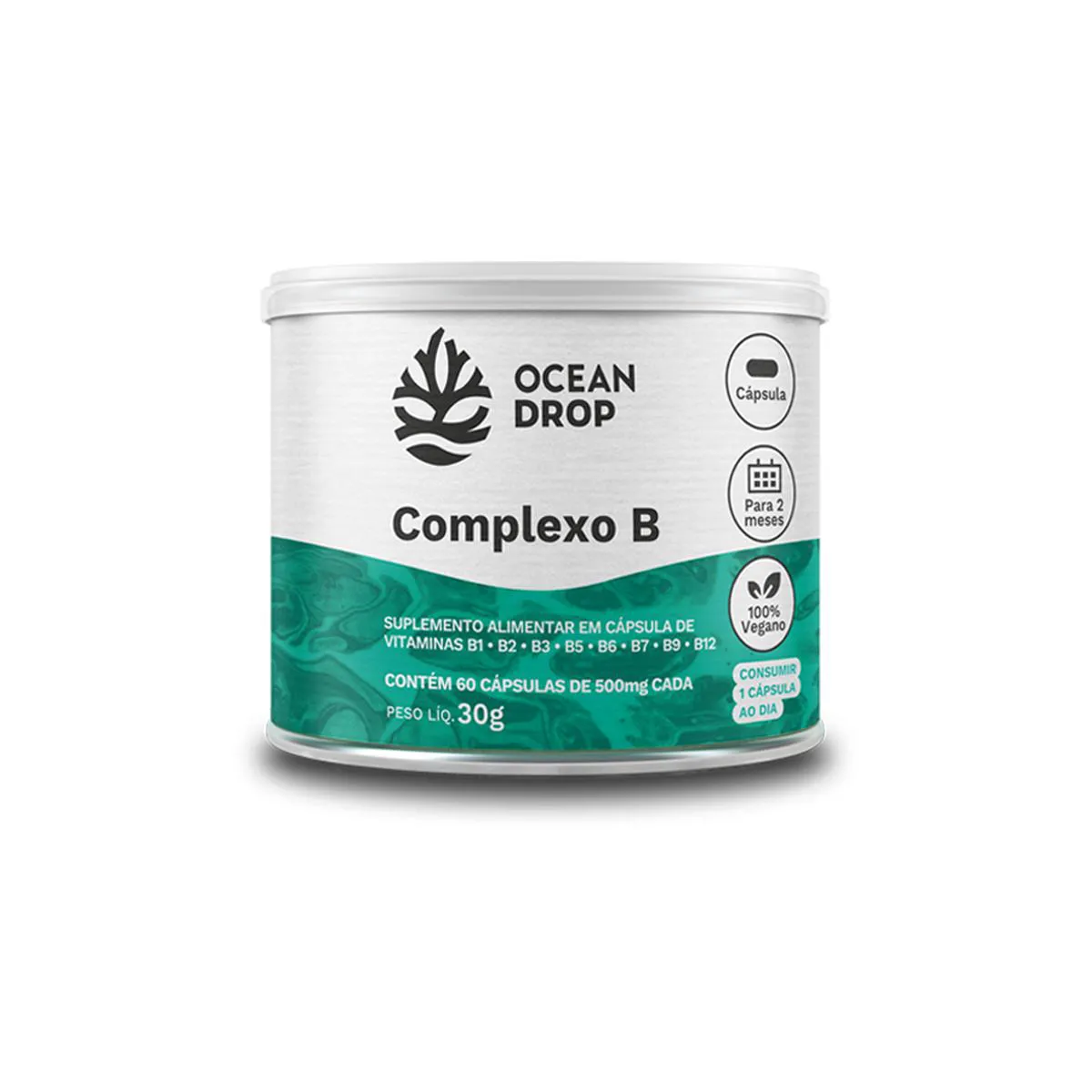Complexo B Ocean Drop Vegano 60 Cápsulas