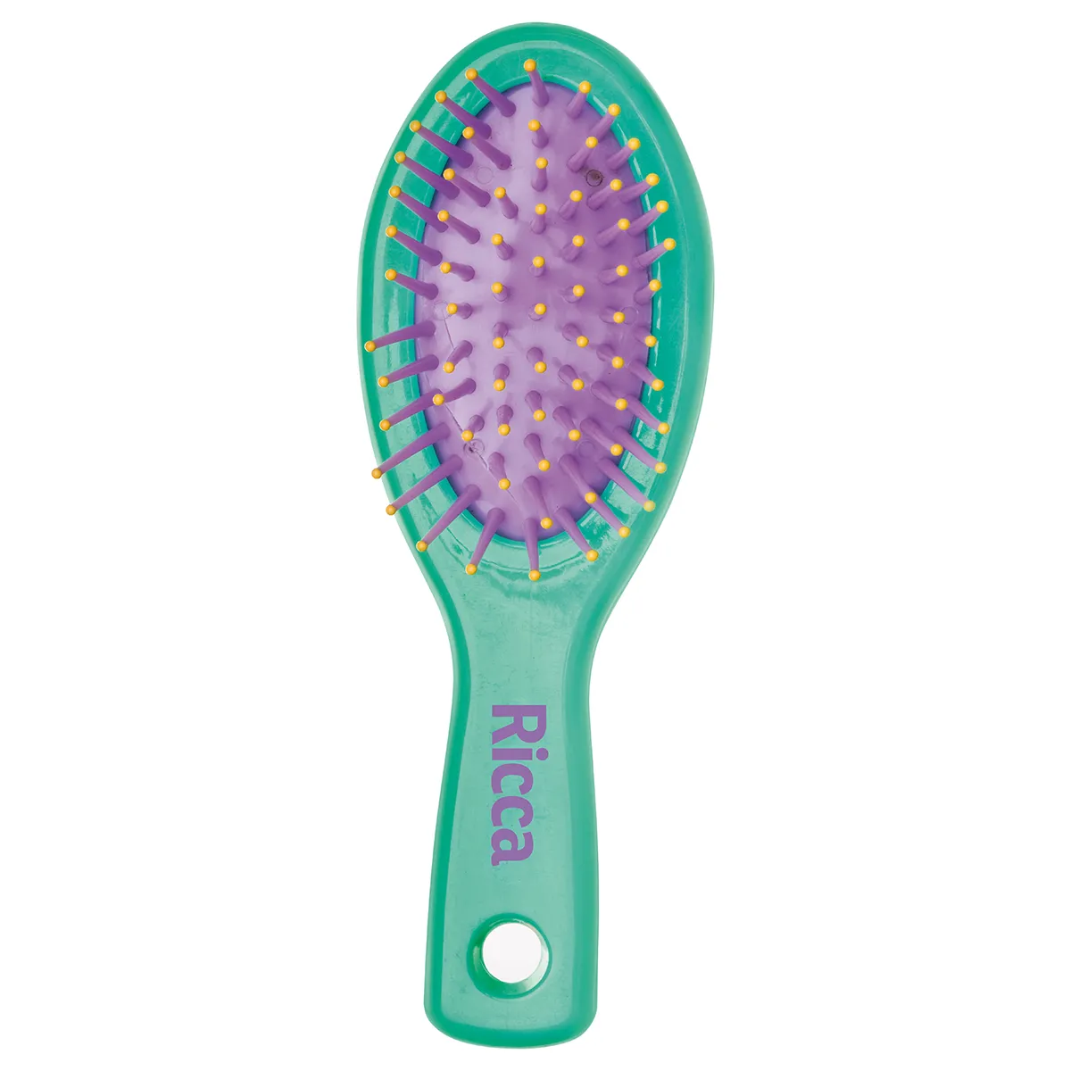 Escova de Cabelo Ricca Cristal Colors Cristal Pequeno - 1 unidade