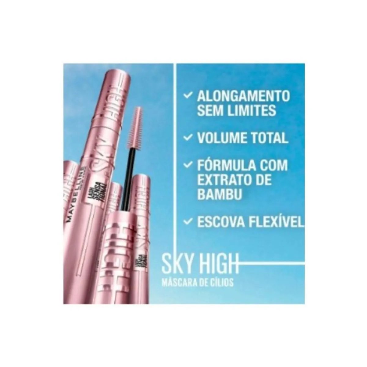Máscara de Cílios Maybelline Lash Sensational Sky High 801