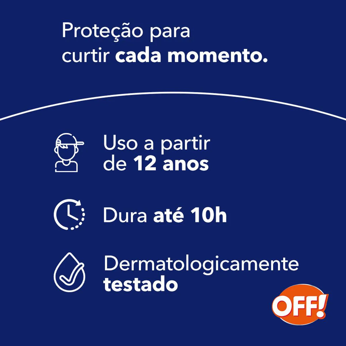 Repelente de Insetos Off! Active com DEET Longa Duração Loção 100ml