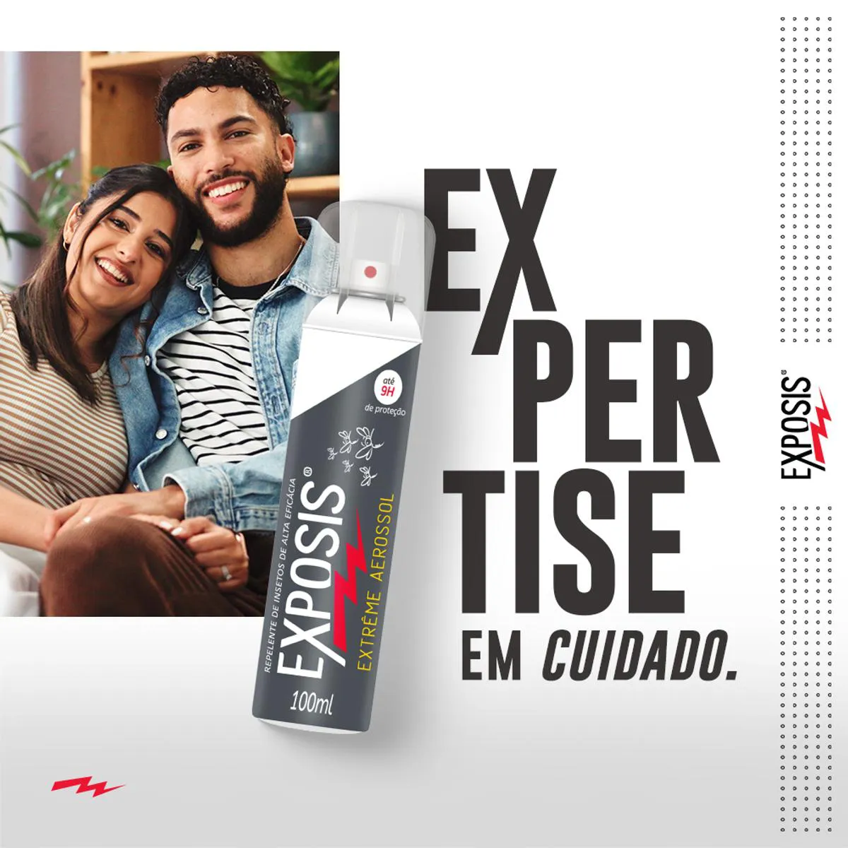 Repelente Exposis Extrême com Icaridina Aerossol 100ml