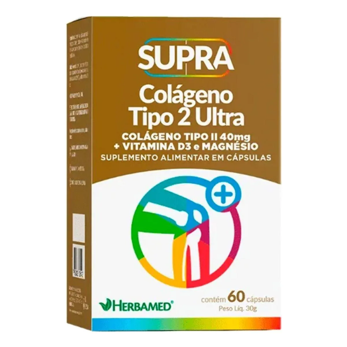 Supra Colágeno Tipo 2 Ultra 40Mg 60 Capsulas Herbamed Natural