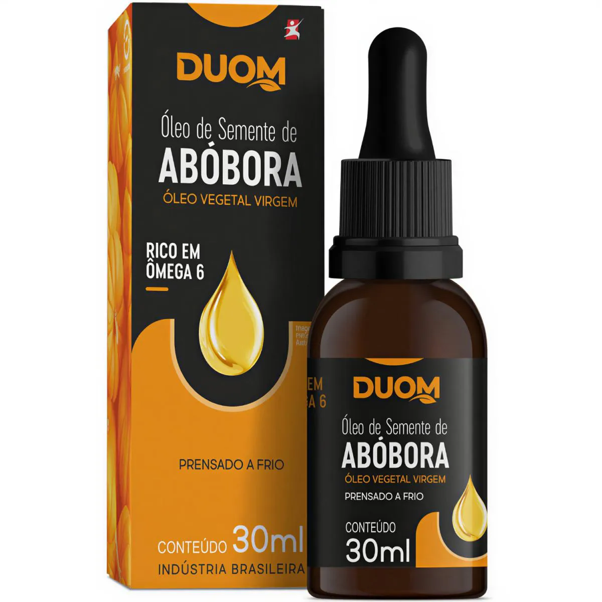 Óleo de Semente de Abóbora Vegetal Virgem 30Ml – Duom Maltta Nutrition