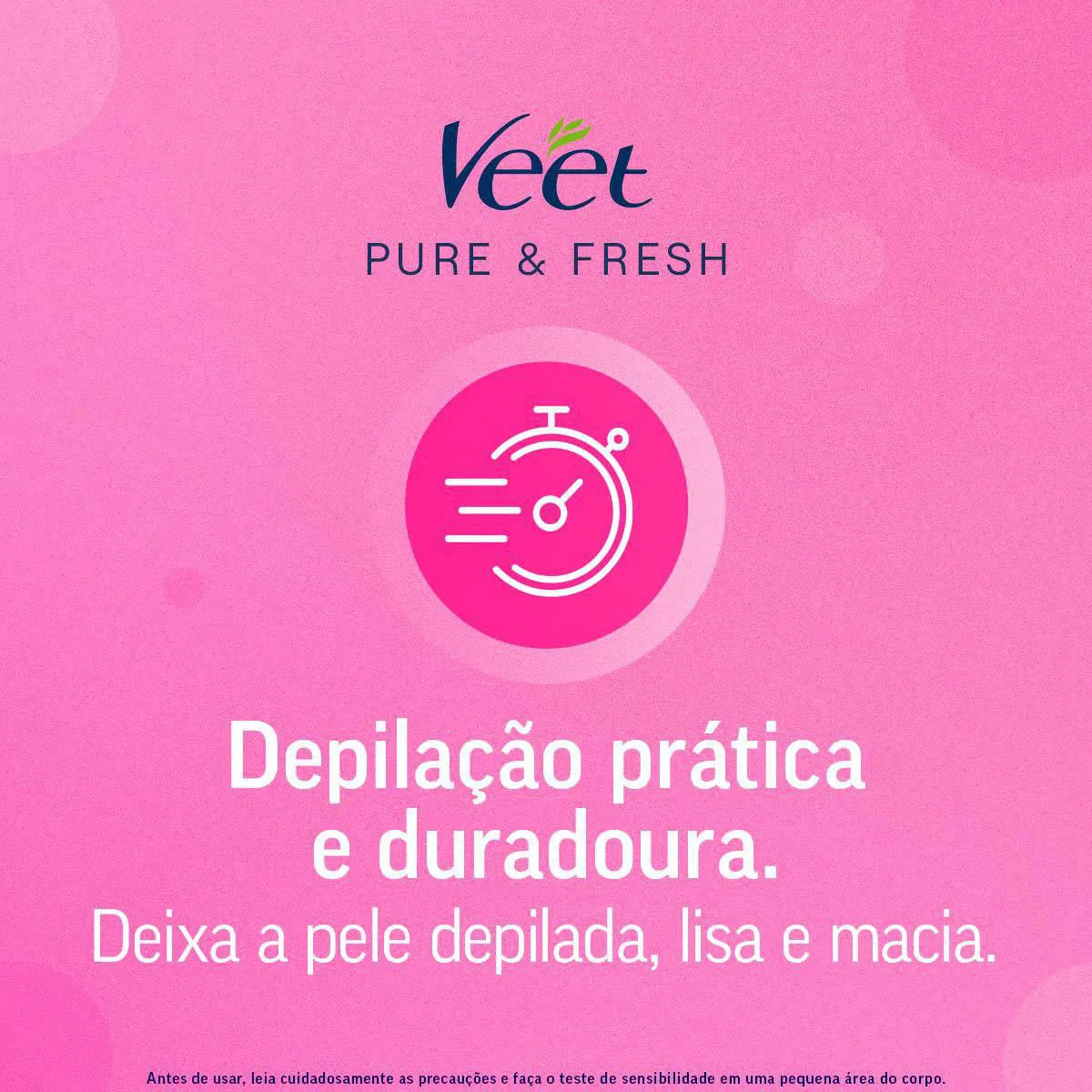 Folha Depilatória Facial Veet Pure & Fresh 12 unidades