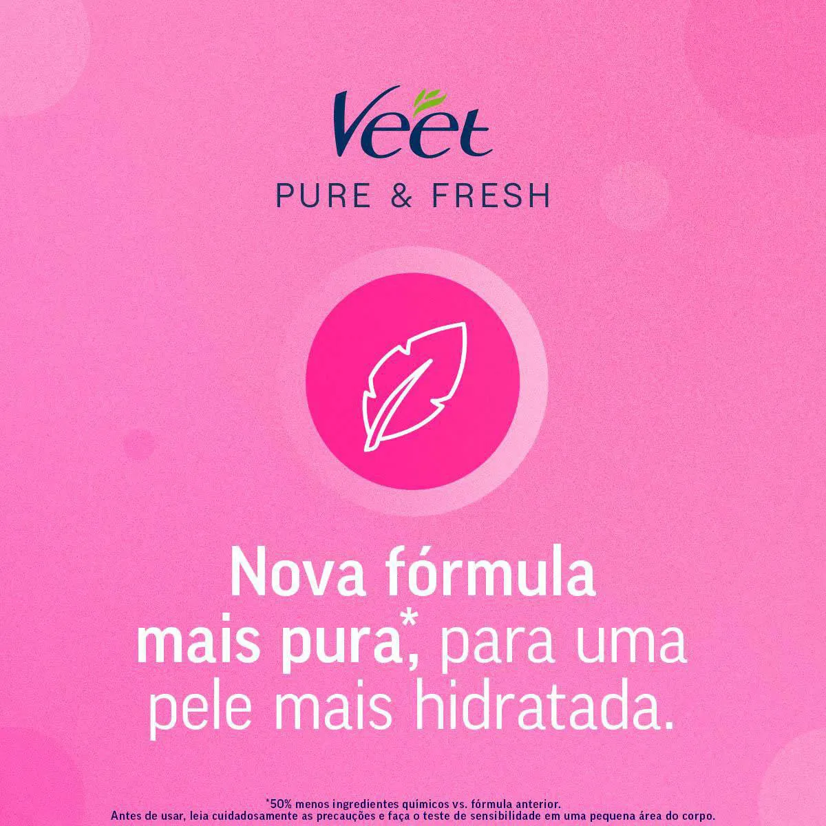 Folha Depilatória Facial Veet Pure & Fresh 12 unidades
