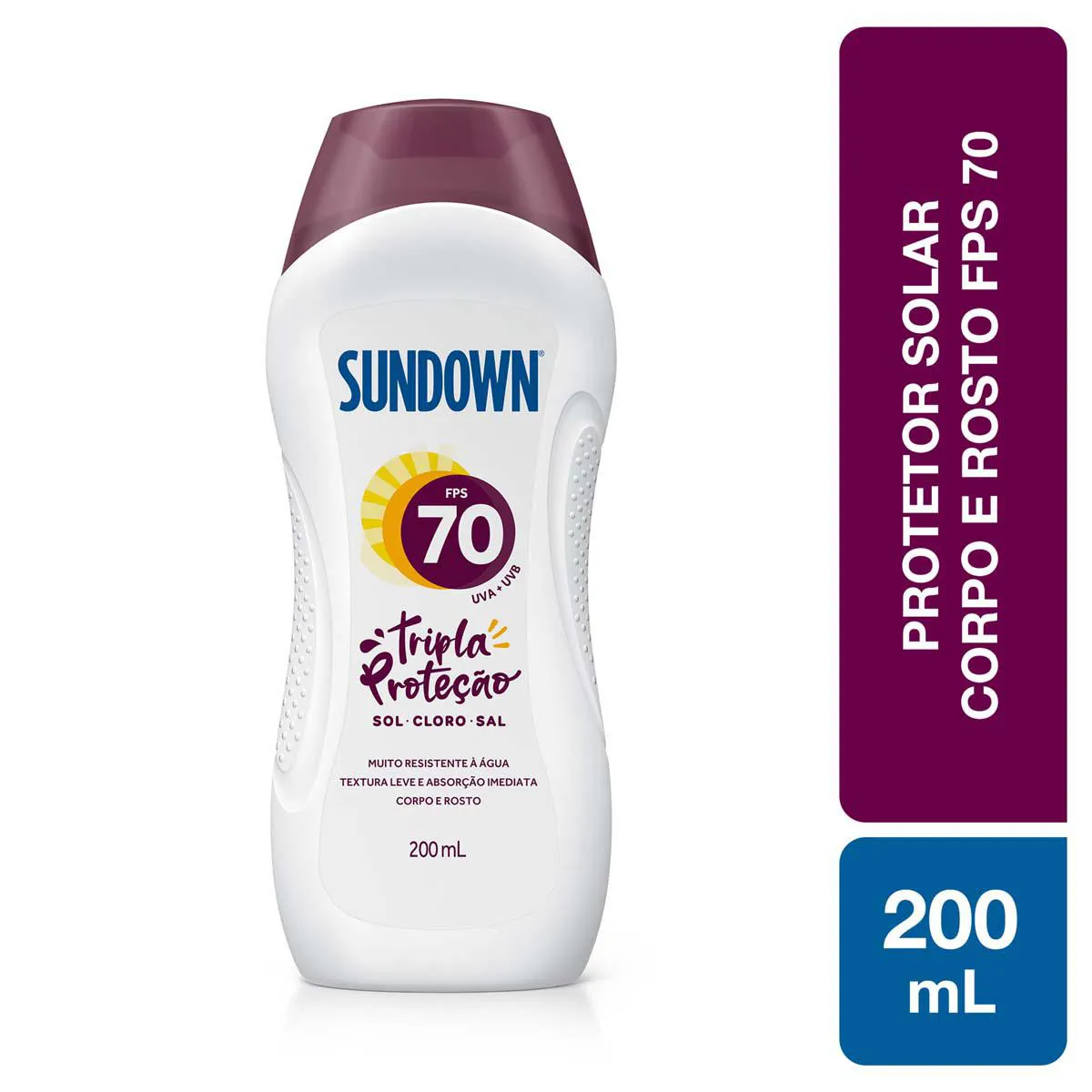 Protetor Solar Corporal Loção FPS 70 Sundown 200ml