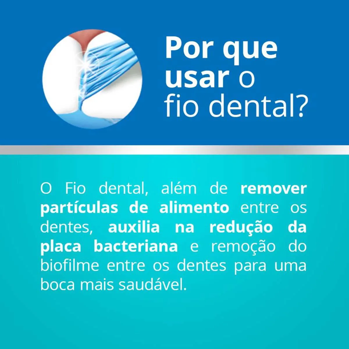 Fio Dental Johnson's Reach Essencial Sabor Menta 100 metros