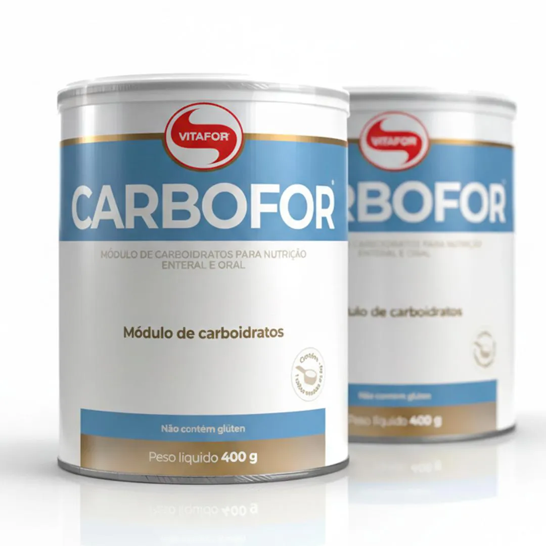 Kit 2 | Carbofor Módulo de Carboidratos Vitafor 400G
