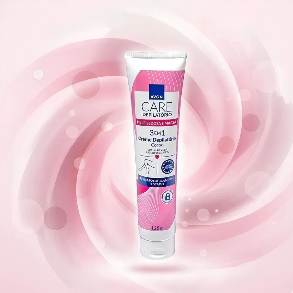 Creme Depilatório para o Corpo Avon Care 125G