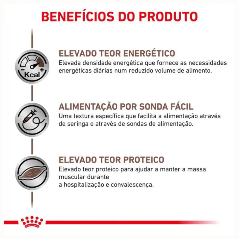 Ração Úmida Lata Royal Canin Dieta Veterinária Recovery para Cães e Gatos Adultos 195G