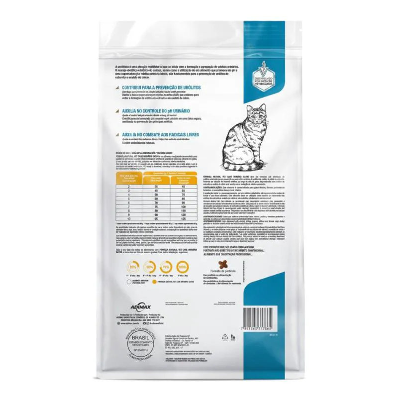 Ração Fórmula Natural Vet Care Urinário para Gatos 1,5 Kg