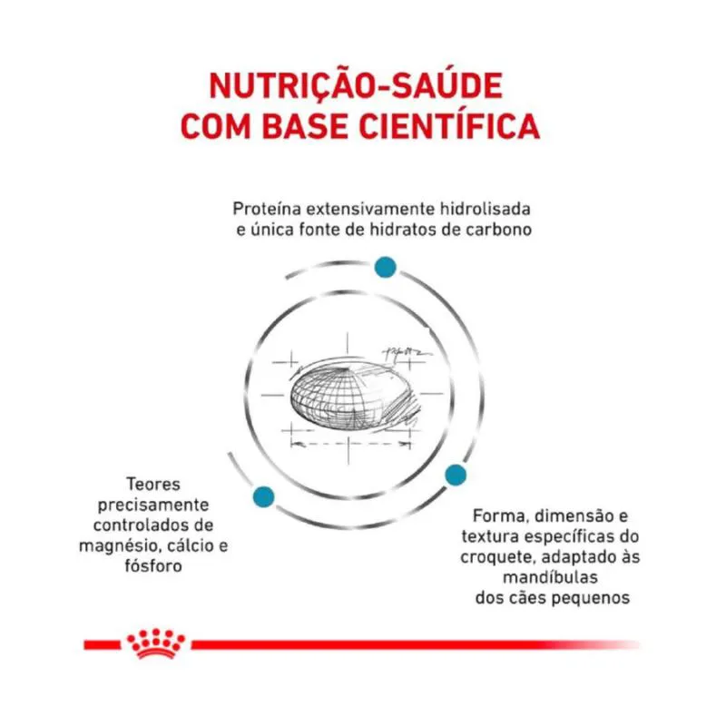 Ração Royal Canin Dieta Veterinária Hipoalergênica Small Dog para Cães Adultos de Pequeno Porte 7,5Kg
