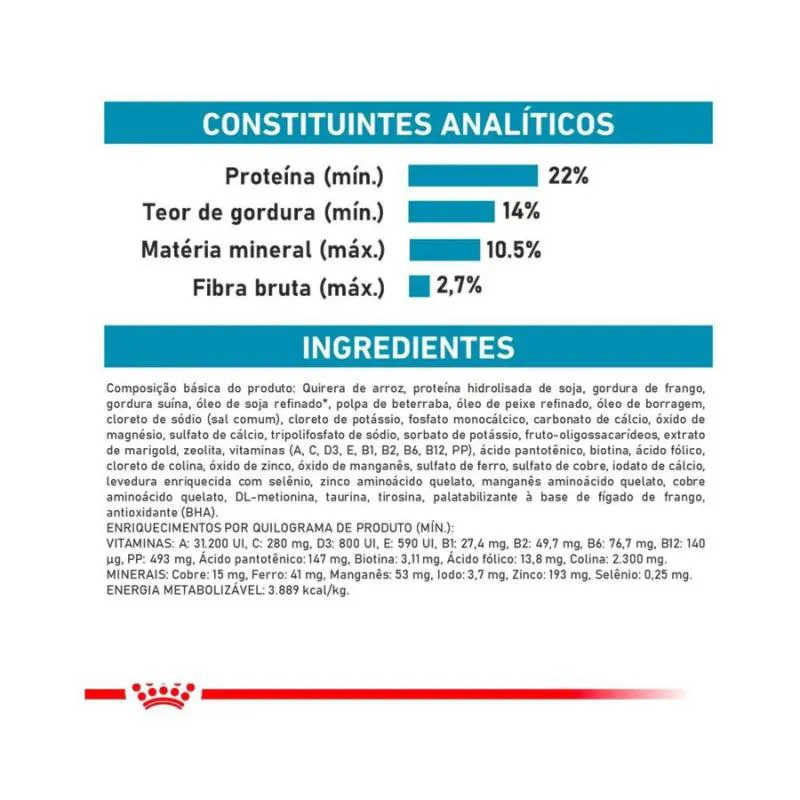 Ração Royal Canin Dieta Veterinária Hipoalergênica Small Dog para Cães Adultos de Pequeno Porte 7,5Kg