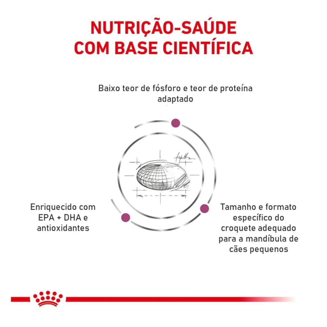 Ração Royal Canin Dieta Veterinária Renal Small Dog para Cães de Pequeno Porte 2,0Kg