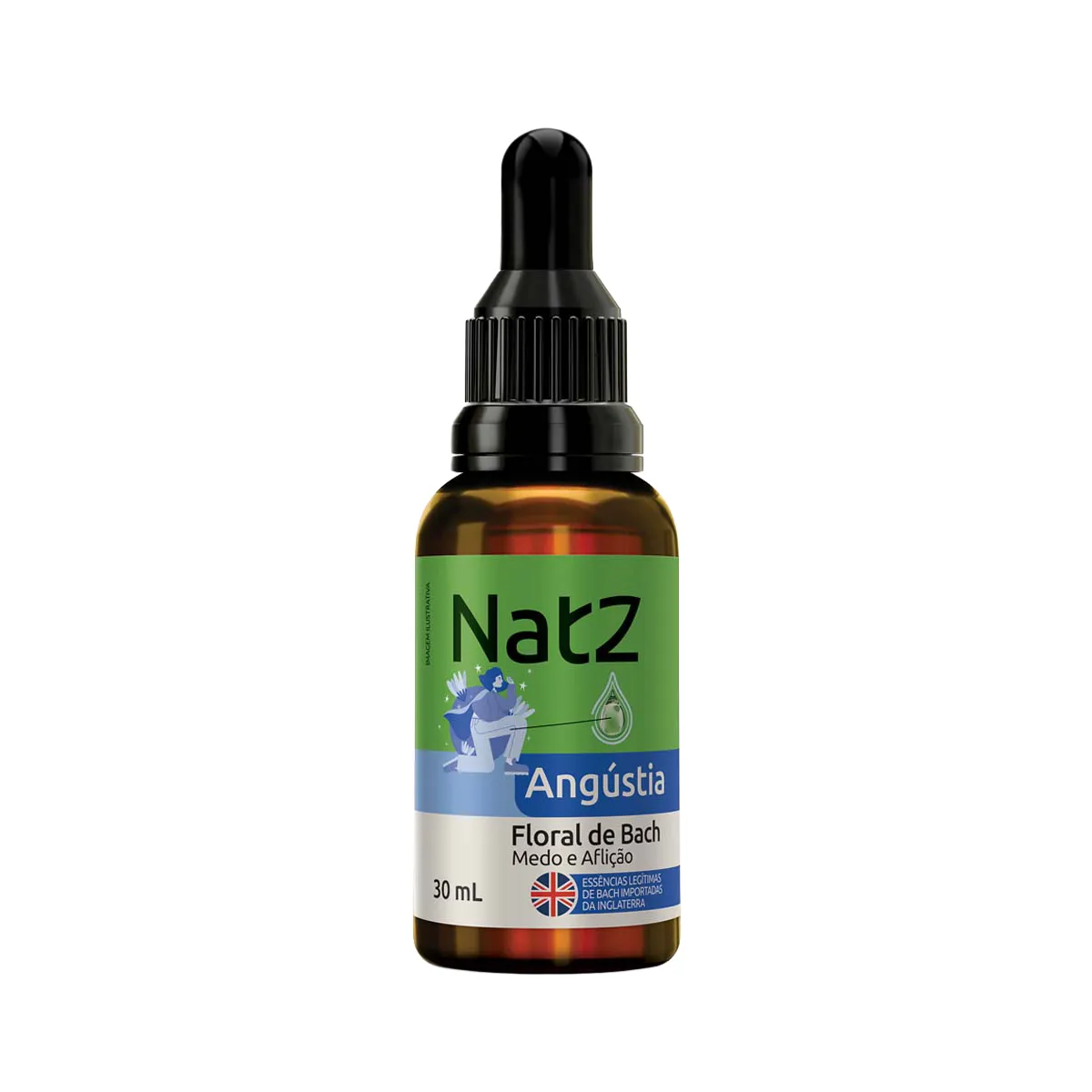 Floral de Bach Natz Angústia para Medo e Aflição 30ml
