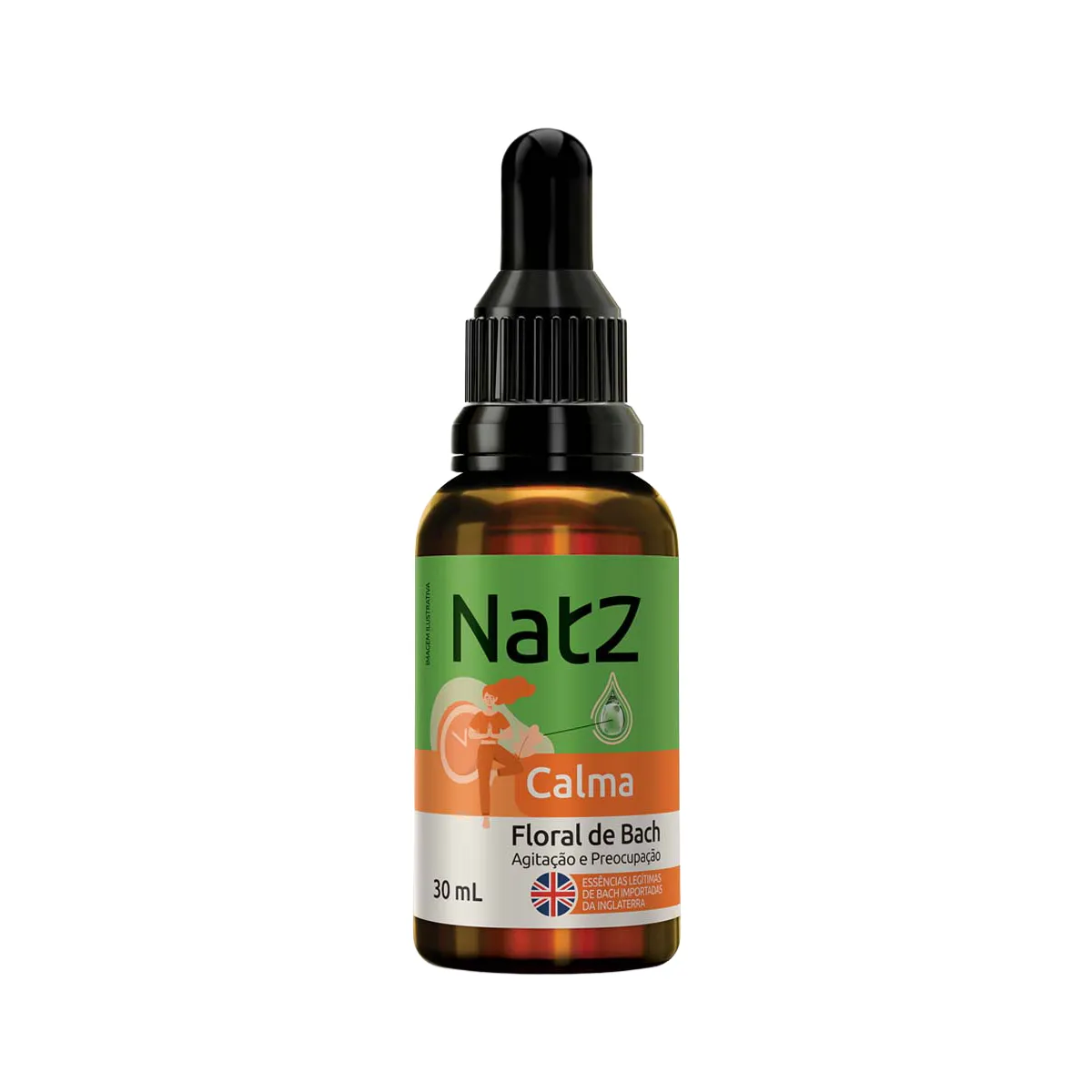 Floral de Bach Natz Calma para Agitação e Preocupação 30ml