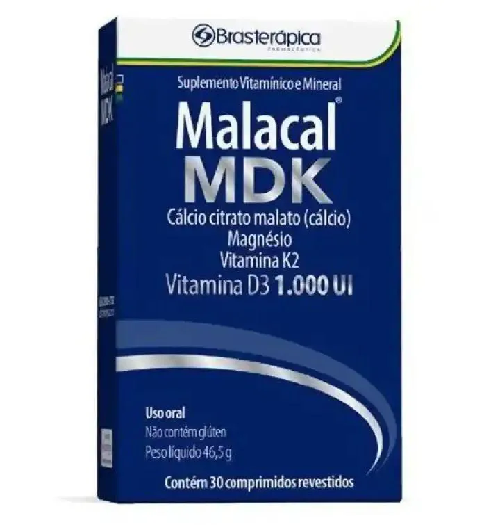 Malacal Mdk com 30 Comprimidos Revestidos Brasterapica
